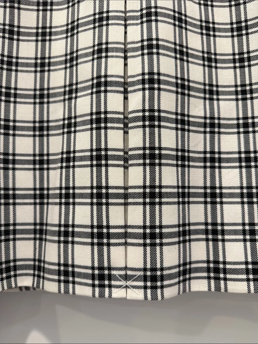 J. Crew Collection Black & White Plaid Tailored Blazer